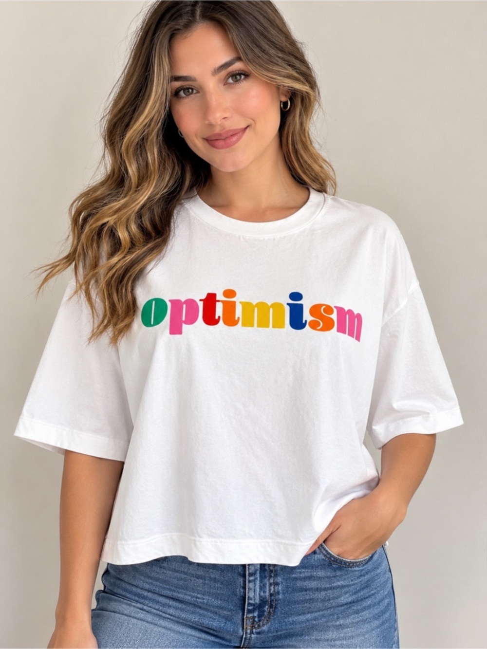 FARM Rio Optimism Organic
Cotton Graphic T-Shirt Women's L
White